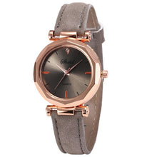 Load image into Gallery viewer, Fashion Women Leather Casual Watch Luxury Analog Quartz Crystal Wristwatch