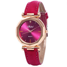 Load image into Gallery viewer, Fashion Women Leather Casual Watch Luxury Analog Quartz Crystal Wristwatch