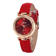Load image into Gallery viewer, Fashion Women Leather Casual Watch Luxury Analog Quartz Crystal Wristwatch