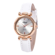 Load image into Gallery viewer, Fashion Women Leather Casual Watch Luxury Analog Quartz Crystal Wristwatch