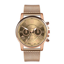 Load image into Gallery viewer, Luxury Quartz Sport Military Stainless Steel Dial Leather Band Wrist Watch