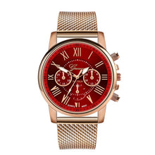 Load image into Gallery viewer, Luxury Quartz Sport Military Stainless Steel Dial Leather Band Wrist Watch