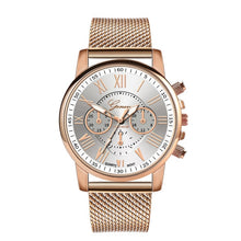 Load image into Gallery viewer, Luxury Quartz Sport Military Stainless Steel Dial Leather Band Wrist Watch
