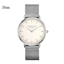 Load image into Gallery viewer, New Arrival Rosefield Watches Women Fashion Luxurious Ladies Leather Imitation Pattern Quartz Analog Wrist Watches rosefield