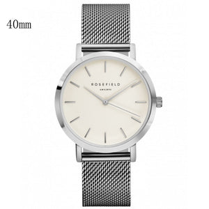 New Arrival Rosefield Watches Women Fashion Luxurious Ladies Leather Imitation Pattern Quartz Analog Wrist Watches rosefield
